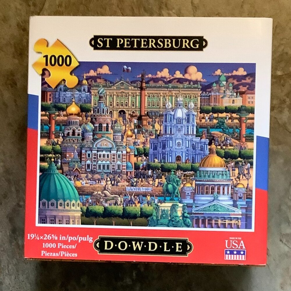 DOWDLE Puzzle, St Petersburg, 1000 pieces, Excellent Condition